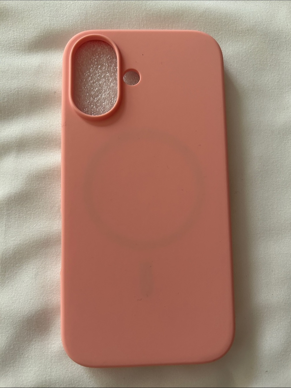 New iPhone 16 Soft Pink Silicone Compatible with Apple iPhone